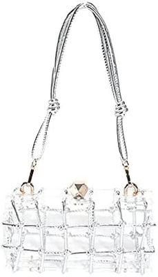 Túi Acrylic rõ ràng Rhinestone Acrylic Clutch Crystal túi xách tối cho phụ nữ Glitter túi xách cho bữa tiệc cocktail đám cưới
