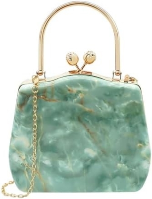 Đàn bà LATTICE MODEL METAL EVENING HANDBAG,GEOMETRIC EVENING CLUTCH BORSE cho các bữa tiệc,đám cưới,Proms