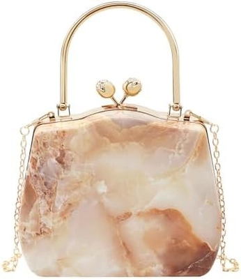 Đàn bà LATTICE MODEL METAL EVENING HANDBAG,GEOMETRIC EVENING CLUTCH BORSE cho các bữa tiệc,đám cưới,Proms