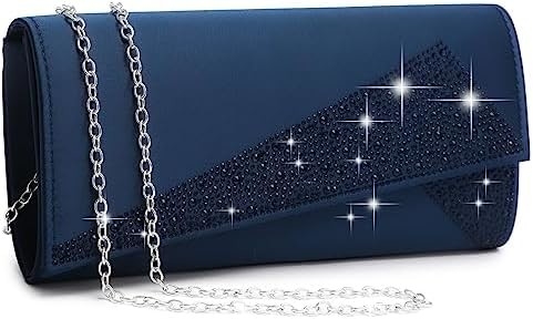 DASEIN Đàn bà satin rhinestone clutch evening bags scincLE glitter shiny purse túi xách cho bữa tiệc đám cưới cocktail prom