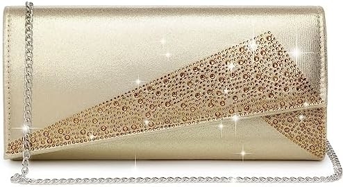 DASEIN Đàn bà satin rhinestone clutch evening bags scincLE glitter shiny purse túi xách cho bữa tiệc đám cưới cocktail prom