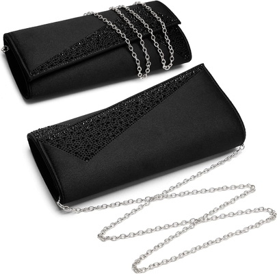 DASEIN Đàn bà satin rhinestone clutch evening bags scincLE glitter shiny purse túi xách cho bữa tiệc đám cưới cocktail prom