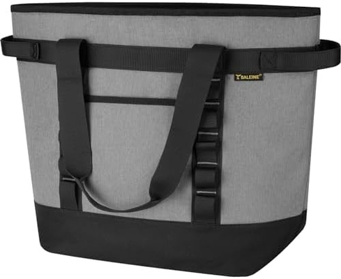 BALEINE LARGE 36-CAN COOLER BAGS CÁC, PEVA mềm COOLER TOTE BAG, túi tạp hóa CÁC với zippered trên