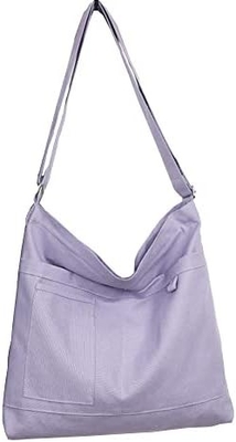 Thương hiệu: Kehpish túi xách bông vải bông kinh tế,Vụ túi vai Hobo nữ Crossbody túi tay với 3 túi bên ngoài