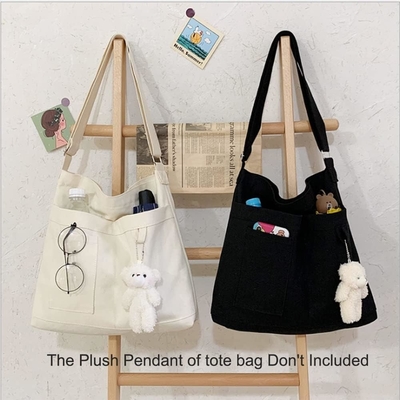 Thương hiệu: Kehpish túi xách bông vải bông kinh tế,Vụ túi vai Hobo nữ Crossbody túi tay với 3 túi bên ngoài