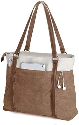 Đàn bà máy tính xách tay TOTE BAG cho công việc nhẹ cân SPLICE CANVAS 15.6 inch túi xách