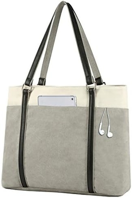 Đàn bà máy tính xách tay TOTE BAG cho công việc nhẹ cân SPLICE CANVAS 15.6 inch túi xách