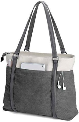 Đàn bà máy tính xách tay TOTE BAG cho công việc nhẹ cân SPLICE CANVAS 15.6 inch túi xách
