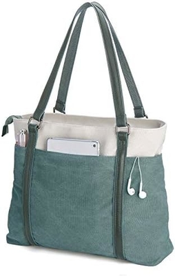 Đàn bà máy tính xách tay TOTE BAG cho công việc nhẹ cân SPLICE CANVAS 15.6 inch túi xách