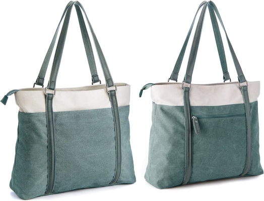 Đàn bà máy tính xách tay TOTE BAG cho công việc nhẹ cân SPLICE CANVAS 15.6 inch túi xách