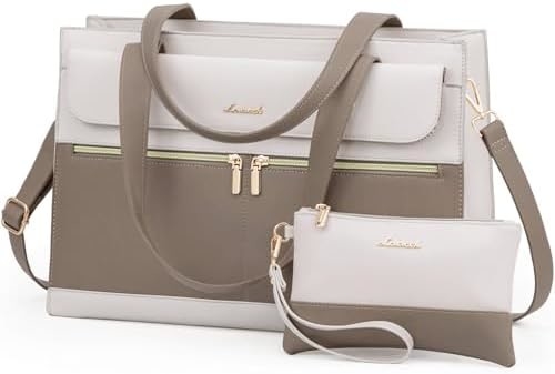 Lovevook laptop bag cho phụ nữ 15.6 inch laptop TOTE work bag chuyên nghiệp da máy tính briefcase chống nước kinh doanh