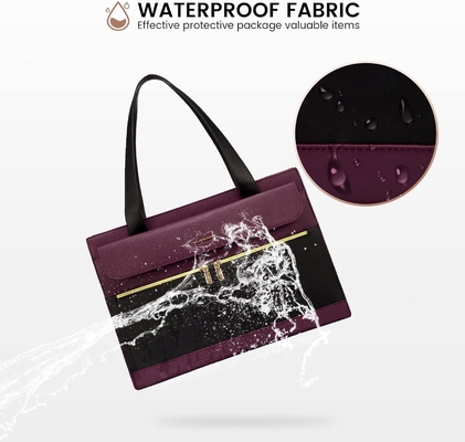 Lovevook laptop bag cho phụ nữ 15.6 inch laptop TOTE work bag chuyên nghiệp da máy tính briefcase chống nước kinh doanh
