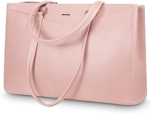 laptop túi xách cho phụ nữ 15,6 inch da chống nước túi máy tính kinh doanh văn phòng làm việc briefcase màu đen