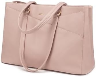 laptop túi xách cho phụ nữ 15,6 inch da chống nước túi máy tính kinh doanh văn phòng làm việc briefcase màu đen