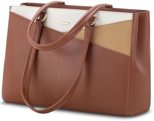 laptop túi xách cho phụ nữ 15,6 inch da chống nước túi máy tính kinh doanh văn phòng làm việc briefcase màu đen