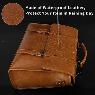Đàn ông BÁC CỦA CÁC CỦA CÁC VINTAGE 15,6 inch da chống nước máy tính xách tay BRIEFCASE LARGE SACHEL BÁC CỦA CÁC CỦA CÁC CỦA CÁC RETRO