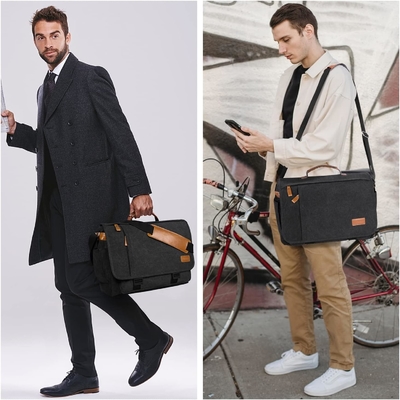 ESTARER MEN MESSENGER BAG 15,6 inch, canvas chống nước BAG máy tính BAG làm việc, laptop BAG BRAEFCASE BACCHEL