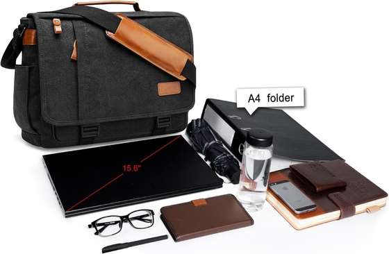 ESTARER MEN MESSENGER BAG 15,6 inch, canvas chống nước BAG máy tính BAG làm việc, laptop BAG BRAEFCASE BACCHEL