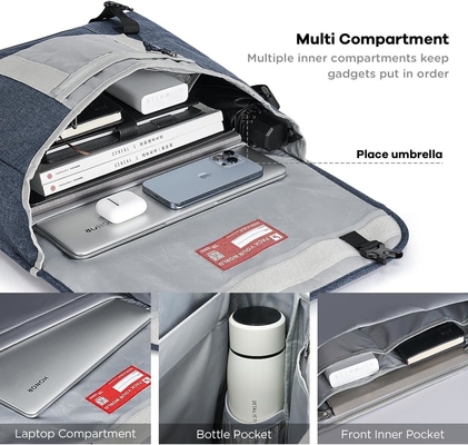 OIWAS Messenger Bag dành cho nam giới, 15,6 Inch Laptop Crossbody Bags Phụ nữ Casual Sachet Shoulder Bag Văn phòng du lịch đại học