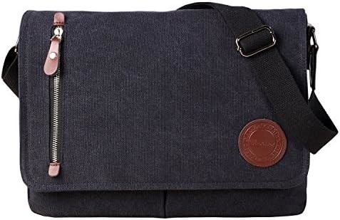 VINTAGE CANVAS SATCHEL MESSENGER BAG FOR MEN WOMEN,TRVEL SHOULDER BAG 13,5&quot; LAPTOP BAGS BOOKBAG Vị trí: