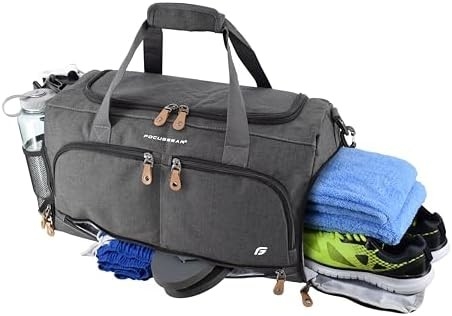 Ultimate Gym Bag 2.0: The Durable CROWDSORCE DESIGNED DUFFEL BAG Với 10 khoang tối ưu bao gồm chống nước