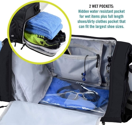Ultimate Gym Bag 2.0: The Durable CROWDSORCE DESIGNED DUFFEL BAG Với 10 khoang tối ưu bao gồm chống nước