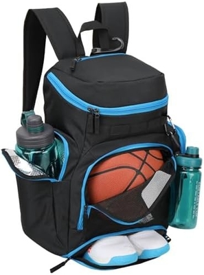 Basketball Backpack Sport Bag lớn, Gym Bag với khoang bóng và khoang giày để lưu trữ giày thể thao nước