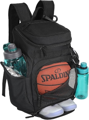 Basketball Backpack Sport Bag lớn, Gym Bag với khoang bóng và khoang giày để lưu trữ giày thể thao nước