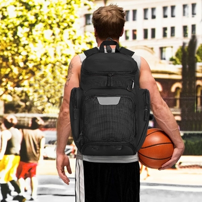 Basketball Backpack Sport Bag lớn, Gym Bag với khoang bóng và khoang giày để lưu trữ giày thể thao nước