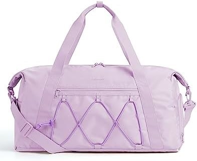 BAGSMART Gym Bag với khoang giày và túi ướt, túi du lịch thể thao nhẹ, C TO STORE SPORTS SHOES WATER