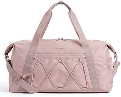 BAGSMART Gym Bag với khoang giày và túi ướt, túi du lịch thể thao nhẹ, C TO STORE SPORTS SHOES WATER