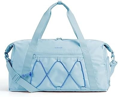BAGSMART Gym Bag với khoang giày và túi ướt, túi du lịch thể thao nhẹ, C TO STORE SPORTS SHOES WATER