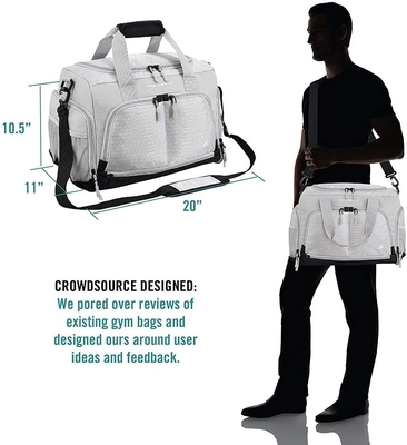 The durable crowdsource designed duffel bag with 10 optimal compartments including water resistant passport shoes. túi xách được thiết kế bền bỉ với 10 khoang tối ưu bao gồm giày hộ chiếu chống nước