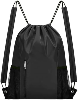 BEEGREEN DRAWSTRING-BACKPACK-GYM-BAG, LARGE SPORTS BAG, STRING BACKPACK CINCH BAG cho nam giới và phụ nữ Đỏ