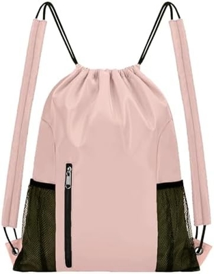 BEEGREEN DRAWSTRING-BACKPACK-GYM-BAG, LARGE SPORTS BAG, STRING BACKPACK CINCH BAG cho nam giới và phụ nữ Đỏ