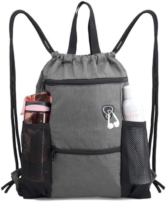 BEEGREEN DRAWSTRING-BACKPACK-GYM-BAG, LARGE SPORTS BAG, STRING BACKPACK CINCH BAG cho nam giới và phụ nữ Đỏ