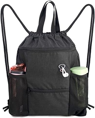 BEEGREEN DRAWSTRING-BACKPACK-GYM-BAG, LARGE SPORTS BAG, STRING BACKPACK CINCH BAG cho nam giới và phụ nữ Đỏ