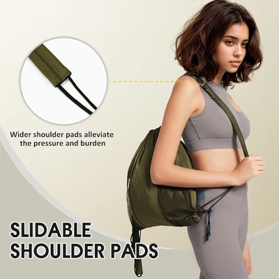 BEEGREEN DRAWSTRING-BACKPACK-GYM-BAG, LARGE SPORTS BAG, STRING BACKPACK CINCH BAG cho nam giới và phụ nữ Đỏ