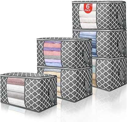 90L túi lưu trữ lớn, 6 gói quần áo