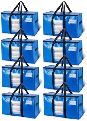TAILI túi di chuyển đặc biệt lớn, 4 gói túi xách hạng nặng để lưu trữ với cửa sổ hiển thị, bọc xung quanh tay cầm, túi lưu trữ