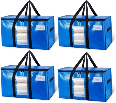 TAILI túi di chuyển đặc biệt lớn, 4 gói túi xách hạng nặng để lưu trữ với cửa sổ hiển thị, bọc xung quanh tay cầm, túi lưu trữ
