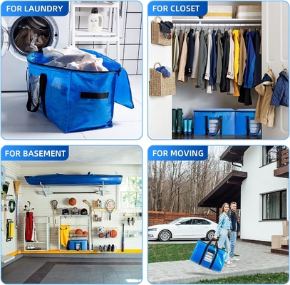 TAILI túi di chuyển đặc biệt lớn, 4 gói túi xách hạng nặng để lưu trữ với cửa sổ hiển thị, bọc xung quanh tay cầm, túi lưu trữ