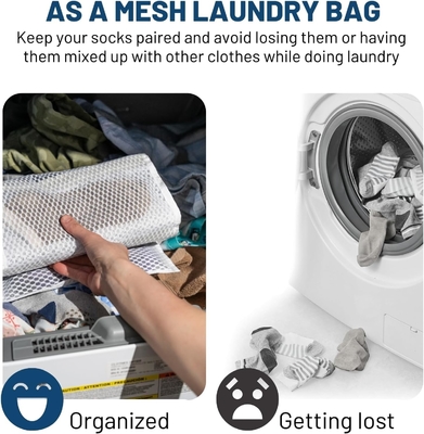 HANGING CLOCKET ORGANIZER với túi, 2 gói sock organizer để giặt và sấy, túi lưu trữ có thể tổ chức vớ,