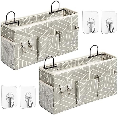 2PCS Lớn tường treo túi lưu trữ, cửa tủ quần áo len vải túi tổ chức, chống nước cho phòng khách phòng ngủ
