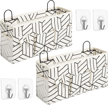 2PCS Lớn tường treo túi lưu trữ, cửa tủ quần áo len vải túi tổ chức, chống nước cho phòng khách phòng ngủ