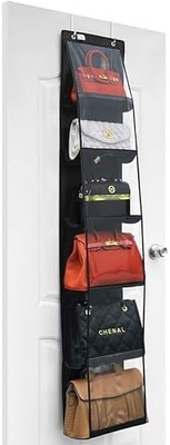 PURSE ORGANIZER - 2 PACK, PURSE HANGER、2024 MODEL、PURSE ORGANIZER FOR CLOSET、THICKEN METAL HOOKS,HANDBAG STORE