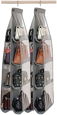 PURSE ORGANIZER - 2 PACK, PURSE HANGER、2024 MODEL、PURSE ORGANIZER FOR CLOSET、THICKEN METAL HOOKS,HANDBAG STORE