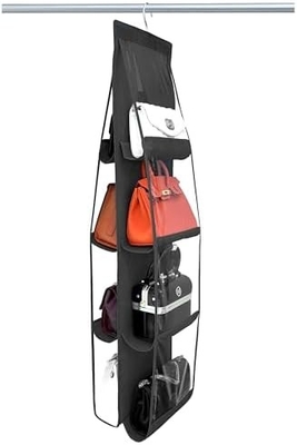 PURSE ORGANIZER - 2 PACK, PURSE HANGER、2024 MODEL、PURSE ORGANIZER FOR CLOSET、THICKEN METAL HOOKS,HANDBAG STORE