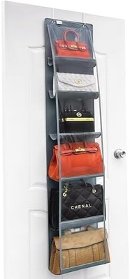 PURSE ORGANIZER - 2 PACK, PURSE HANGER、2024 MODEL、PURSE ORGANIZER FOR CLOSET、THICKEN METAL HOOKS,HANDBAG STORE