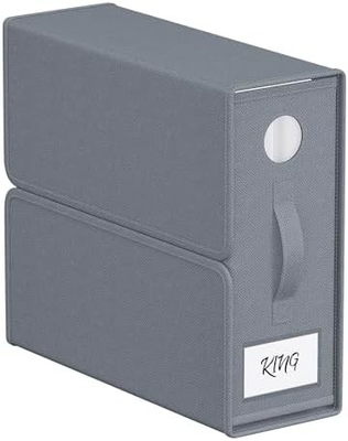 Tổ chức và lưu trữ tấm, 4 gói, kích thước Queen / King (Xám), tổ chức tấm giường, thùng lưu trữ vải cho tấm giường,